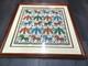 Vintage Native American Bead Art Framed & Matted Horses 16 X 16