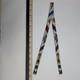 Vintage Native American Beaded Headband Strip 27 Geometric Mid Century