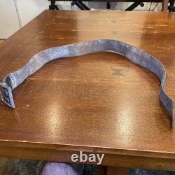 Vintage Native American Beaded Leather Belt 35