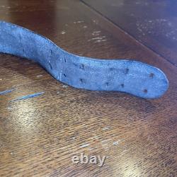 Vintage Native American Beaded Leather Belt 35