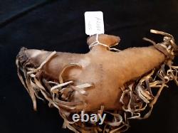 Vintage Native American Beaded Leather Fetish, Eagle Amulet, Sd-112408574