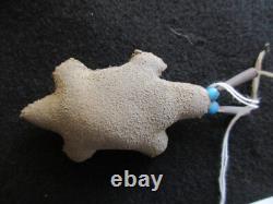 Vintage Native American Beaded Leather Fetish, Turtle Amulet, Sd-102408374