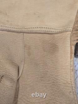 Vintage Native American Beaded Leather Gauntlet Style Gloves