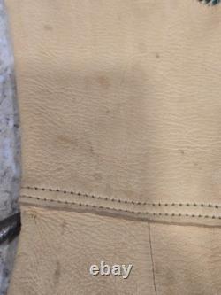 Vintage Native American Beaded Leather Gauntlet Style Gloves