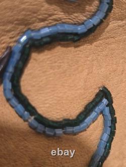 Vintage Native American Beaded Leather Gauntlet Style Gloves