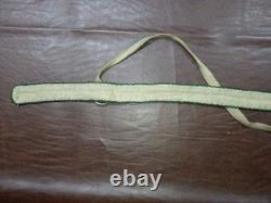 Vintage Native American Beaded Leather Strap Rings Iroquois Great Lakes Style