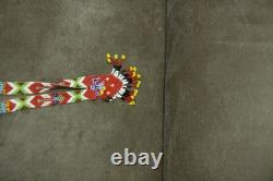 Vintage Native American Beaded Necklace Hand Made