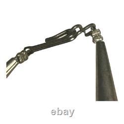 Vintage Native American Beaded Necklace with Navajo Rug Pattern