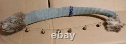Vintage Native American Buffalo Rib Bone Ceremonial Dance Bow. One Of Kind