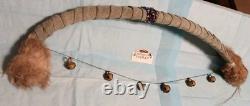 Vintage Native American Buffalo Rib Bone Ceremonial Dance Bow. One Of Kind