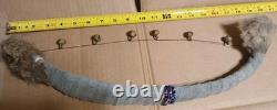 Vintage Native American Buffalo Rib Bone Ceremonial Dance Bow. One Of Kind