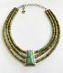 Vintage Native American Carolyn Pollack Relios Sterling & Turquoise Necklace