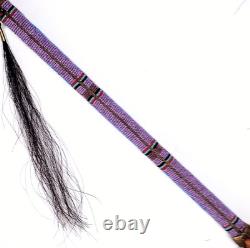 Vintage Native American Ceremonial Beaded Lance Spear 58 Indian Coup Staff