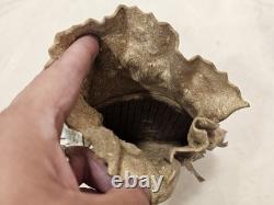 Vintage Native American Indian Suede Beaded Floral Medicine/Tobacco Bag Damaged