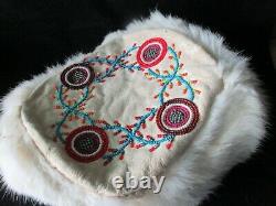 Vintage Native American Indian beaded hat