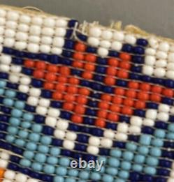 Vintage Native American Lakota Sioux Beaded Sash/Shawl 72 Beadwork READ