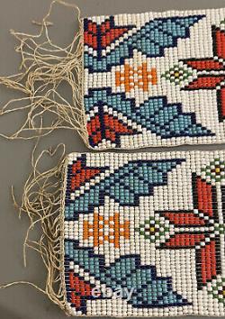 Vintage Native American Lakota Sioux Beaded Sash/Shawl 72 Beadwork READ