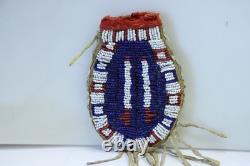 Vintage Native American Medicine Bag Beaded Hand Made