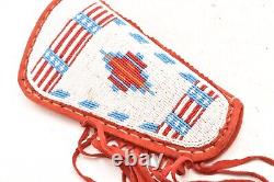 Vintage Native American Plains Indian Beaded Holster