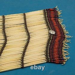 Vintage Native American Plains Indian Women's Bone Pipe Bead Breastplate