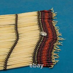 Vintage Native American Plains Indian Women's Bone Pipe Bead Breastplate