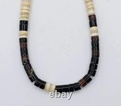 Vintage Native American Santo Domingo Heishi Turquoise Beaded Choker Necklace