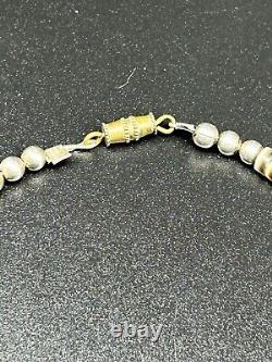 Vintage Native American Santo Domingo Serpentine Heishi Necklace