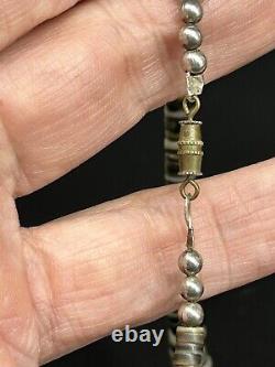 Vintage Native American Santo Domingo Serpentine Heishi Necklace