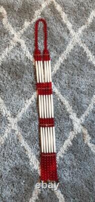 Vintage Native American Trade Beads Huge Traditional 28 beaded Chief Necklace