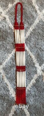 Vintage Native American Trade Beads Huge Traditional 28 beaded Chief Necklace Vintage Native American Trade Beads Huge Traditional 28 beaded Chief Necklace