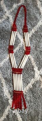 Vintage Native American Trade Beads Huge Traditional 28 beaded Chief Necklace