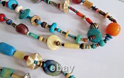 Vintage Native American Treasure Necklace 78 Soapstone Jasper Natural Stone
