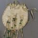 Vintage Native American medicine bag purse buckskin deer hide beaded Navajo