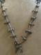 Vintage Native American silver animal fetish 32 inch beaded Tribal necklace