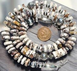 Vintage Native Sterling KOKOPELLI'S Arizona Wildhorse Necklace 22- 59g