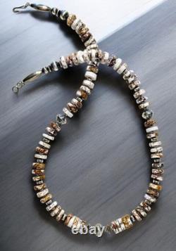 Vintage Native Sterling KOKOPELLI'S Arizona Wildhorse Necklace 22- 59g