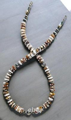 Vintage Native Sterling KOKOPELLI'S Arizona Wildhorse Necklace 22- 59g
