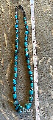 Vintage Old Pawn/Dead Pawn Native American Turquoise Necklace