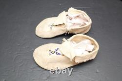 Vintage Plains Indian Beaded Moccasins Native American Sioux 9 ATQ