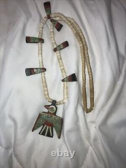 Vintage Santo Domingo Thunderbird Necklace