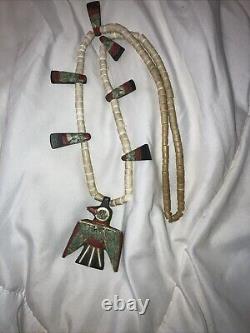 Vintage Santo Domingo Thunderbird Necklace