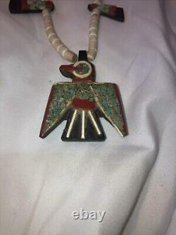 Vintage Santo Domingo Thunderbird Necklace