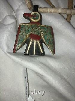 Vintage Santo Domingo Thunderbird Necklace