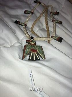 Vintage Santo Domingo Thunderbird Necklace