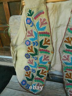 Vintage Shoshone Native American Beaded Vest 1890s