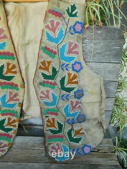 Vintage Shoshone Native American Beaded Vest 1890s