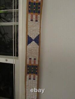 Vintage Sioux Beaded Blanket strip