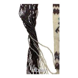 Vintage Southwestern Native American Beaded Necklace Dancer Pattern