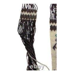 Vintage Southwestern Native American Beaded Necklace Dancer Pattern