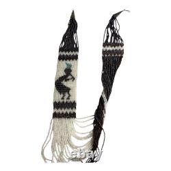 Vintage Southwestern Native American Beaded Necklace Dancer Pattern